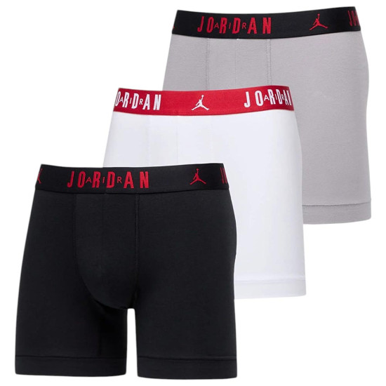 Jordan Ανδρικό εσώρουχο Flight Cotton Core Boxer Briefs 3-Pack